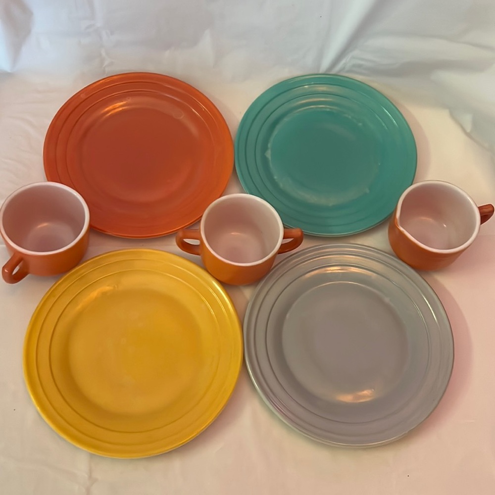 Vintage Hazel-Atlas Moderntone Child’s Little Hostess Set